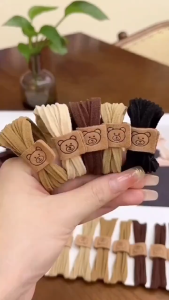 Ikat Rambut Beruang 🐻 Bear Hair Band High Elastic Thick Scrunchies Korean Style Ponytail Holder Women Accessories