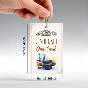 Bộ 21 Thẻ Cầu Nguyện Hồi Giáo Kèm Vòng Đeo Tay Có Nghĩa Tiếng Ả Rập & Tiếng Anh Dùng Cho Hajj Umrah Cầu Nguyện Hàng Ngày Quà Tặng Ramadan Tiện Lợi