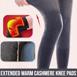 Extended Warm Cashmere Knee Pads Thickened Warm Breathable Knee Pads Protect Old Cold Legs