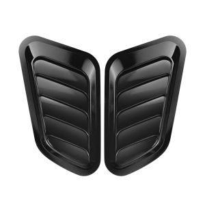 Universal Car Hood Scoop Carbon Fiber Air Intake Vent Cover 2PCS Styling Accessories Exterior Decoration for Easy Install