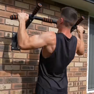 Home Gym Wall-Mounted Steel Horizontal Exercise Door Chin Pull-up Bar Muscle Trainer for Home Fitness Use