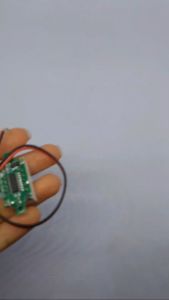 Voltmeter DC 45V - 30V 036 inch Hijau / Green ( 2 Kabel ) Tanpa Frame