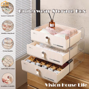 กล่องเก็บตู้เสื้อผ้าใช้ในครัวเรือนหลายช่องที่จัดชุดชั้นในมองเห็นกล่องลิ้นชักแบ่งช่องเก็บเสื้อชั้นในถุงเท้ากล่องเก็บของอเนกประสงค์