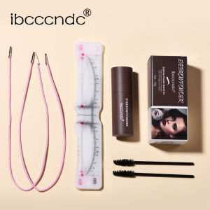 ibcccndc | Eyebrow Powder Stamp Set 12 Styles/set Eye Brow Drawing Guide Eye Brow Stencil Template Card Reusable Easy Makeup Long Lasting