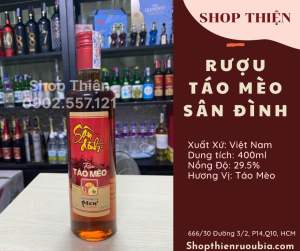 Rượu Táo Mèo Sân Đình 29.5% 400ml