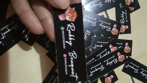 Stiker Buket Label Sticker Bouquet Bunga Bisa Custom Desain