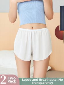 Anti-peek Summer Slim Wearable Non-rolling Seamless Loose Large Size Underwear Pants