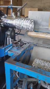 Ống thông gió mềm giấy bạc nhiều kích cỡ giá rẻ ống hút mùi ống nhôm nhún cách nhiệt chống cháyống thông gióPVC-BAUHO