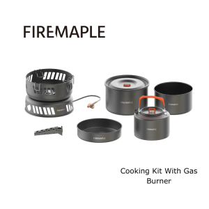 FIREMAPLE Cooking Kit with Gas Burner