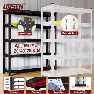 【All Metal Shelf】24 hour ship out 6 Tiers 5 Tiers Large size Steel Shelf Metal Rack Cold-rolled Steel Layer Shelving Storage Shelf Metal Shelf Multi-Purpose Rack Organizer Shelf Layer for Things Kitchen Cabinet Organizer Storage Rack Shelf