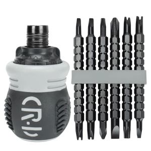 13 in 1 Ratchet Screwdriver Set Short Shaped Radish Head High Hardness Labor-saving Multi-functional Dual-purpose