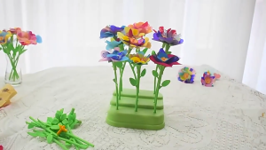 【IQ-Joy】DIY ทําด้วยมือ ดอกไม้ประดิษฐ์ หัวดอกไม้ปลอม งานฝีมือ การทำช่อดอกไม้จำลอง ของขวัญวันเกิด