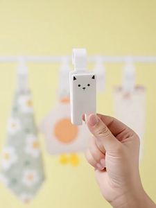 2 IN 1 ตะขอ ตะขอแขวน ที่แขวนผ้า ไม้หนีบ ตัวหนีบ