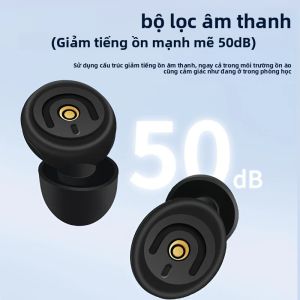 1 50dB Loại Bỏ Tiếng Ồn Ngủ Nút Tai Có Thể Tái Sử Dụng Thoải Mái Cho Khi Ngủ Buổi Hòa Nhạc Nghiên Cứu Làm Việc Di Động Tặng Bơi