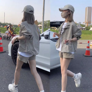 Summer 2025 Womens Ice Silk Lightweight Breathable Sun Protection Clothing Fashionable Thin Outerwear Compact Size