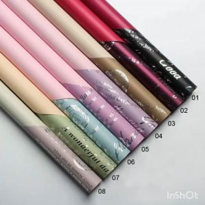 Kertas Bunga Paper Buket Motif Tulisan Ecer Florist Cellophane 6017