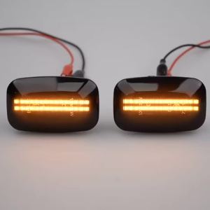 For Toyota Landcruiser Land Cruiser 70 80 100 Series 1998-2007 LED Side Marker Lights Dynamic Turn Signal Lamp Indicator