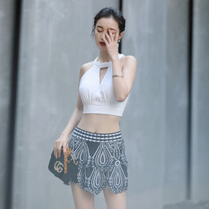 ชุดว่ายน้ำบิกินี่สไตล์ญี่ปุ่นสไตล์ญี่ปุ่นสำหรับผู้หญิง ชุดว่ายน้ำฤดูร้อน ชุดว่ายน้ำสไตล์วันหยุด ชุดว่ายน้ำสามชิ้น ชุดว่ายน้ำสไตล์ญี่ปุ่น