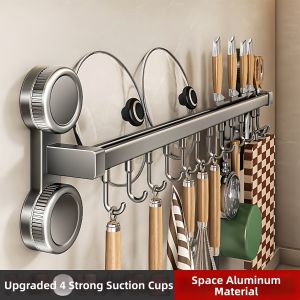 No-drilling Multi-functional Kitchen Hanging Rack