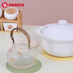 6 Miếng Lót Nồi Silicon Chống Nóng Cao Cấp Modeco Chống Trượt Chịu Nhiệt Cao 240 Độ C - Kích Thước 16cm Mẫu Mới Nhất 2025