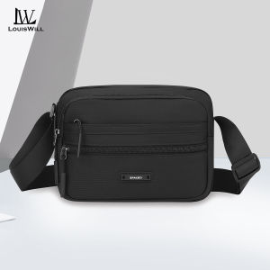 LouisWill กระเป๋าโทรศัพท์กระเป๋าธุรกิจกระเป๋าเดินทางกระเป๋าหิ้วกันน้ำแฟชั่นสำหรับผู้ชายกระเป๋าสะพายข้างความจุมากกระเป๋าลำลองน้ำหนักเบากระเป๋าถนนกีฬาสันทนาการ