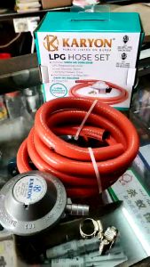 KARYON Firesafe Gas Hose with Gas Regulator Full Set [MALAYSIA SIRIM]