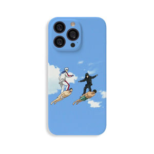Creative Funny Anime Silver Soul Phone Case for iPhone 16 pro Max Apple 14 Prank Unreasonable 13 Cartoon 15 Interesting 11 Huawei Pura70 Honor 200 Xiaomi Civi3