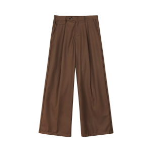 Quần Tây Thường Ngày Cảm Giác Rủ Xuống Không Cần Là Kiểu Hàn Cuibuju Quần Dài Ống Rộng Ống Đứng Nam Quần Quét Đất Dễ Phối Đơn Giản