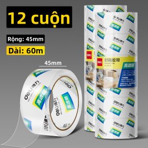 deli | Cuộn Dây Kéo Rộng Trong Suốt Không Dư Lượng Đóng Gói Sỉ