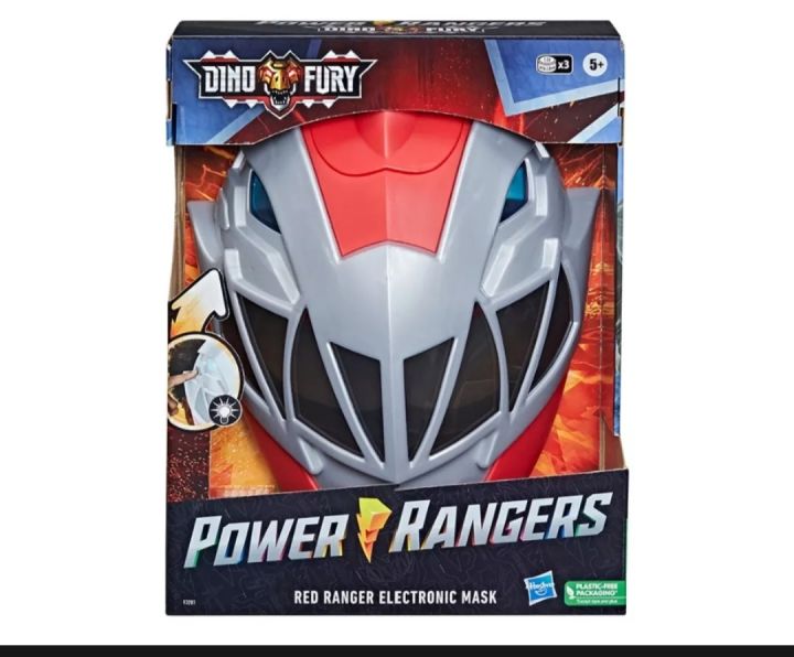 Power Rangers Dino Fury Red Ranger Electronic Role Play MasK | Lazada PH