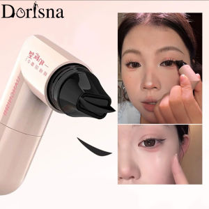 Dorisna NEW Dual-Tip Eyeliner Stamp Integrated Eyeliner Stamp Black Brown Long-lasting Waterproof Eyeliner Liquid Pen Makeup Cosmetics ﻿ ﻿