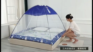 King size 1.8m Mosquito Net/Foldable Pop Up Mosquito Net Bed Canopy Tent Bed Net Anti-Mosquito