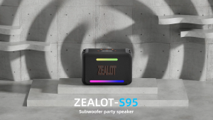 ZEALOT S95 ลำโพงบลูทูธพกพา เบสหนัก เสียงดังรอบทิศ แบตอึด กันน้ำ IPX6 รองรับ TWS