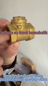 Copper One Way Check Valve 1/2 3/4 1 1.2 1.5 2 Inch Non-return For Engineering Horizontal Type