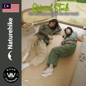 NATUREHIKE Self-Inflating Outdoor Sleeping Pad with Pillow (2023 Version)