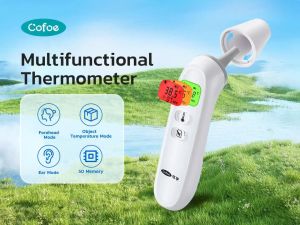 Cofoe Ear & Forehead Infrared Thermometer For Baby Child Adult Object Thermal Fever Measurement