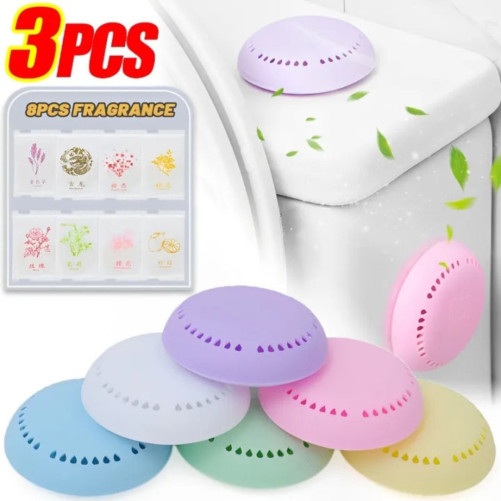 1/3Pcs Aromatherapy Fragrance Lasting Deodorization Solid Air Fresheners Bathroom Bedroom