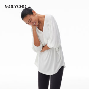 MOLY CHO | Áo Thun V-neck Batwing Mềm Mại Thoáng Khí