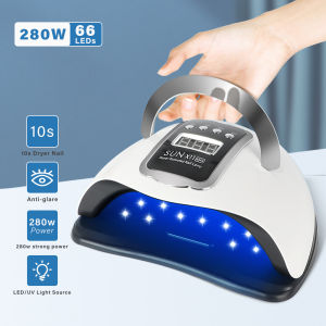 FOCANO SUN X11 Max UV LED Nail Lamp For Fast Drying Gel Nail Polish Dryer 66LEDS Home Use Ice Lamp With Auto Sensor For Manicure Salon (with free gift)