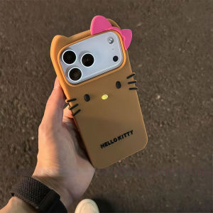 Sanrio | INS Style Cute Hello Kitty Phone Case For iPhone 12 13 14 15 16 17 Pro Max iPhone 11 Soft Silicone Shockproof Cartoon Back Cover