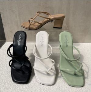 SANDAL WEDGES TALI JELLY HAK TINGGI 5 CM // SENDAL WEDGES TALI / SEPATU SANDAL POLOS KEKINIAN RACHEL