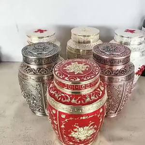 Decorative Airtight Tea Storage Canister