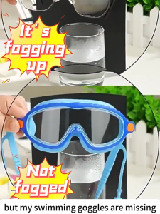 IMUTO Children/Adults Fashion Big-frame Waterproof High-definition Swimming Goggles with Earplugs/ Safety Cleans Screen Eyeglasses