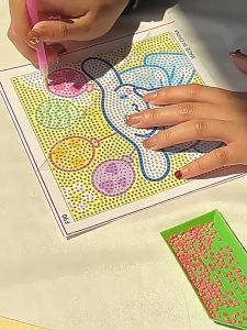 Cartoon Diamond Painting Childrens Handmade DIY Diamond Stickers Kuromi Decorative Art Gift