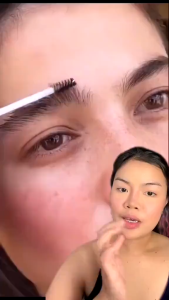 DNM Eyebrow Gel With Brush Brow Tinted Dye Waterproof & Long-lasting Brow Makeup 4 Colors Stereoscopic Fiber Brush Brow Dye Non-haloing