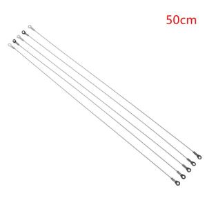 New 5Pcs Stainless Steel Wire Rope Cable M4 Hole End 1.5mm Wire Rope Cable For Various Products Anti Fall Safety Ropes