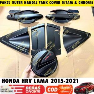 Paket Lengkap Outer Handle Tank Cover Hrv Lama 2015 2018 2021 Hitam Chrome