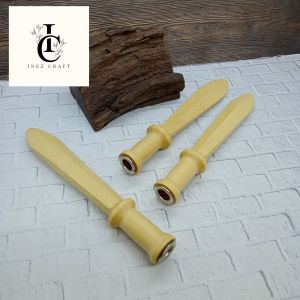 Padutan Once pipa kayu kemuning gading motif pedang R07