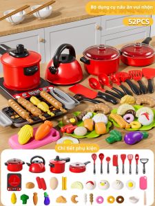 BABYSHOME | Bộ Đồ Chơi Bếp Giả Trẻ Em