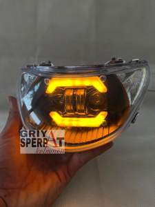 LAMPU DEPAN SMASH NEW 2006-2010 DAYMAKER LED
